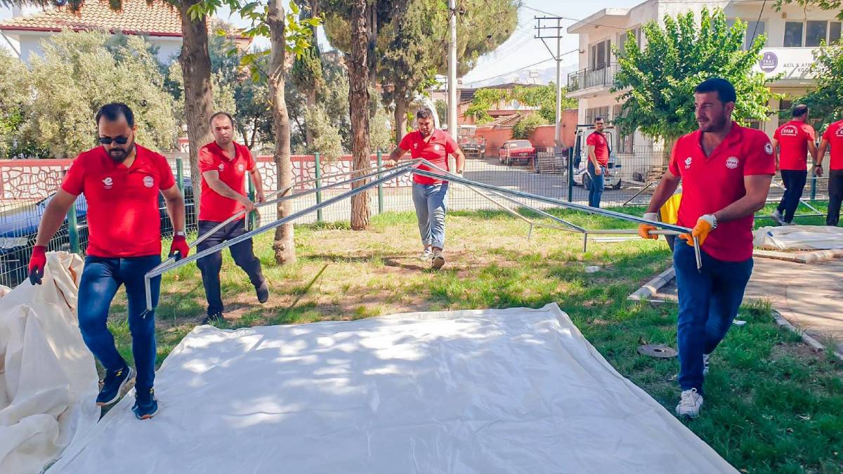 İtfaiye müdürlüğü yılın ilk 6 ayında 119 olaya müdahale etti