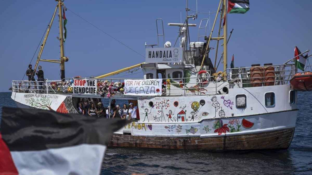 Özgürlük Filosu'nun Gazze'ye giden Handala gemisiyle iletişim kesildi