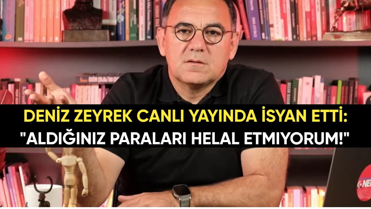 Deniz Zeyrek canlı yayında isyan etti: "Türkiye'de resmen soyuluyoruz! Aldığınız paraları helal etmiyorum!"