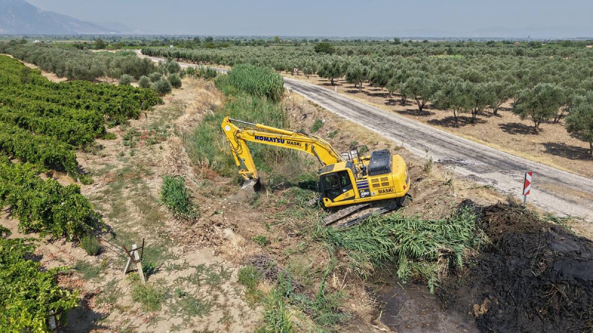 Gümülceli’de dere temizliğiyle yangın ve taşkın riskine karşı önlem
