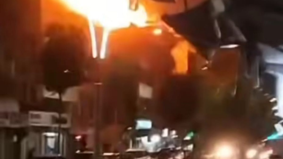 Mangal keyfi zehir oldu! Mangal ateşi tüp patlattı: O anlar kameralara böyle yansıdı