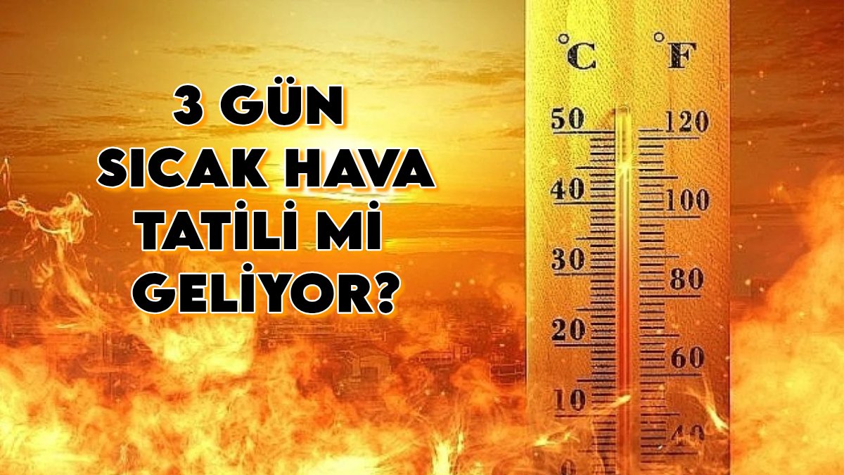 3 gün sıcak hava tatili mi geliyor?50.5 dereceyle rekor kırıldı ama asıl felaket yolda!Uzman isim uyardı:Ecevit de tatil etmişti