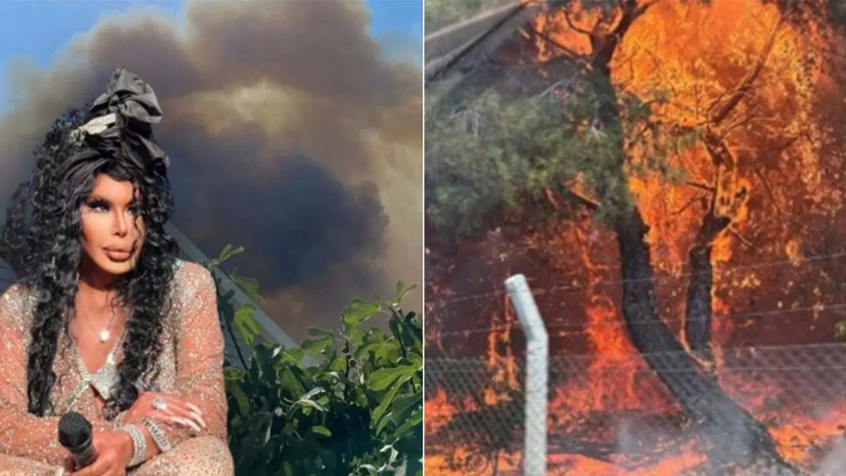 Antalya'daki yangında alevler Bülent Ersoy'un villasına sıçradı