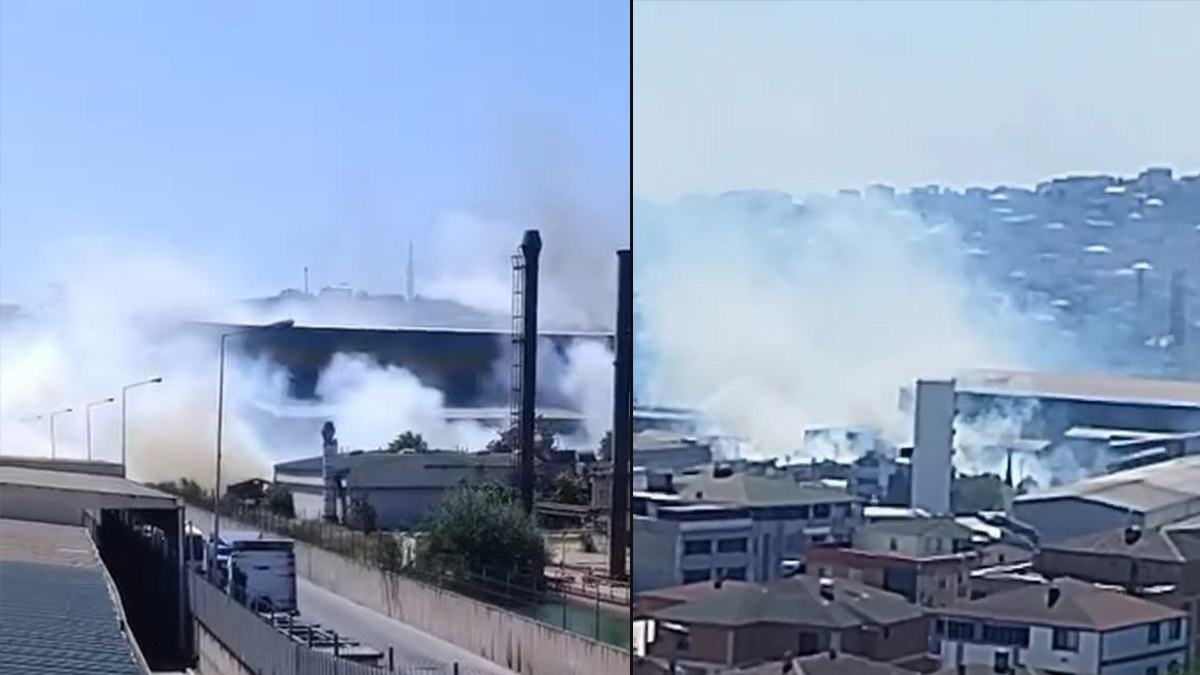 Dilovası'nda demir çelik fabrikasında patlama ve yangın