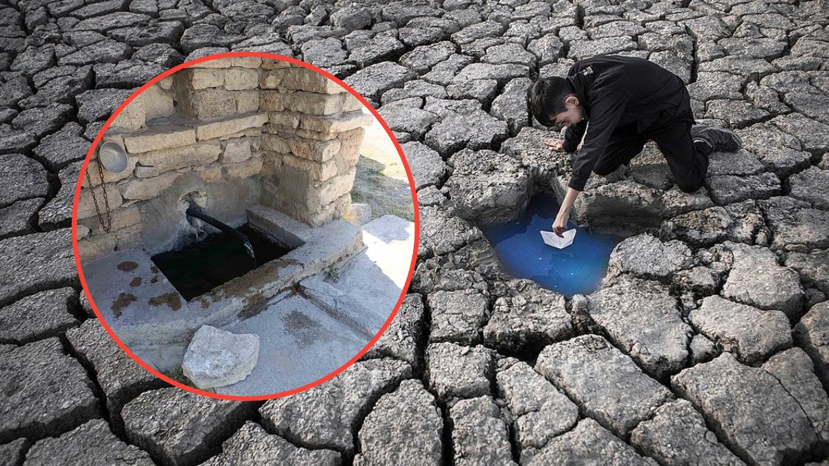 Konya'da kuraklığa meydan okuyan mucize: Yıllar sonra akmaya başlayan çeşme köy halkını coşturdu!