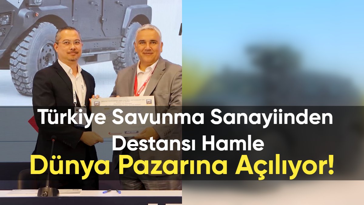 Türkiye savunma sanayiinden destansı hamle: O araç dünya pazarına açılıyor!