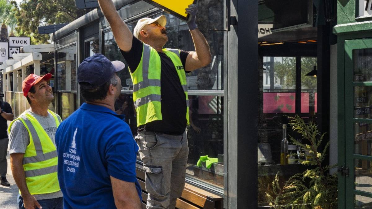 Zabıta ve esnaf el ele verdi, yeşile geri dönüş başladı