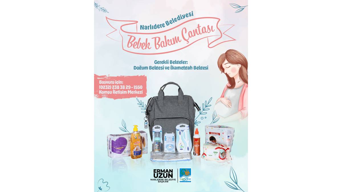 Çocuk sevinci yaşayan ailelerin mutluluğuna ortak olundu: Miniklerin ilk hediyesi Narlıdere Belediyesinden...