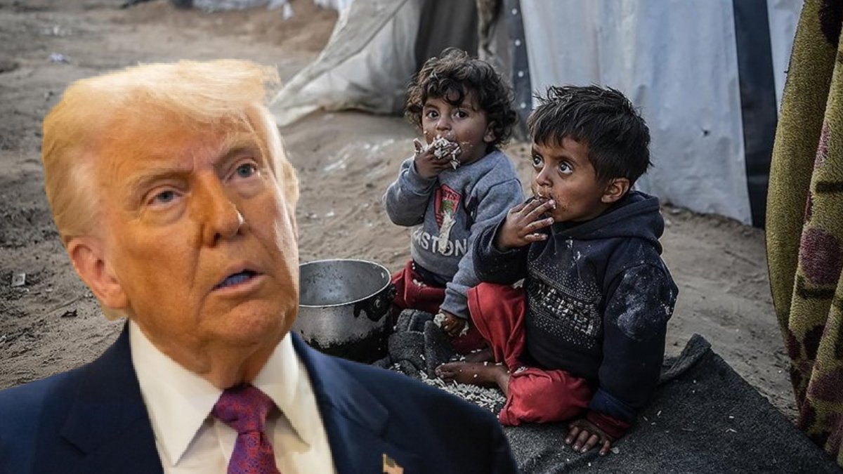 Trump: Gazze’de çocuklar aç görünüyor ama büyük miktarda yardım yapıyoruz