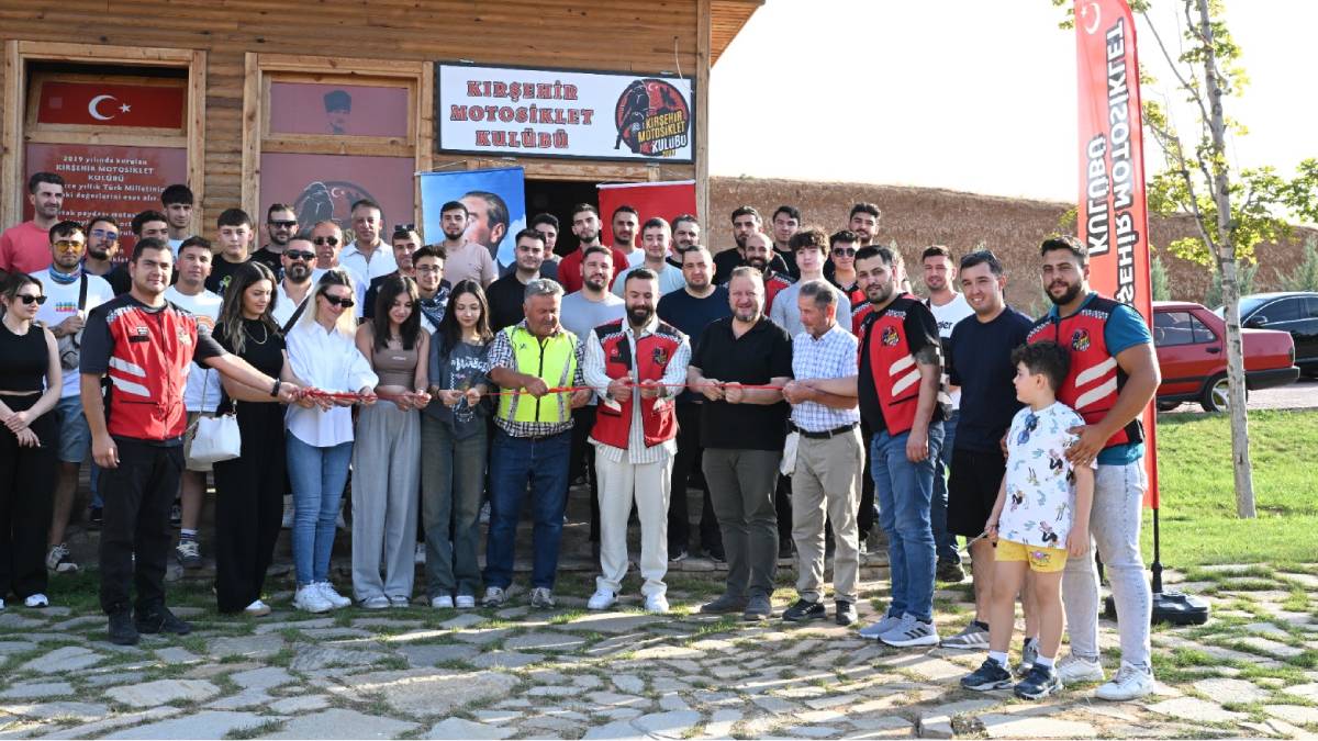 Kırşehir Motosiklet Kulübü'nün Kır-köy Kampüsündeki açılışı gerçekleştirildi