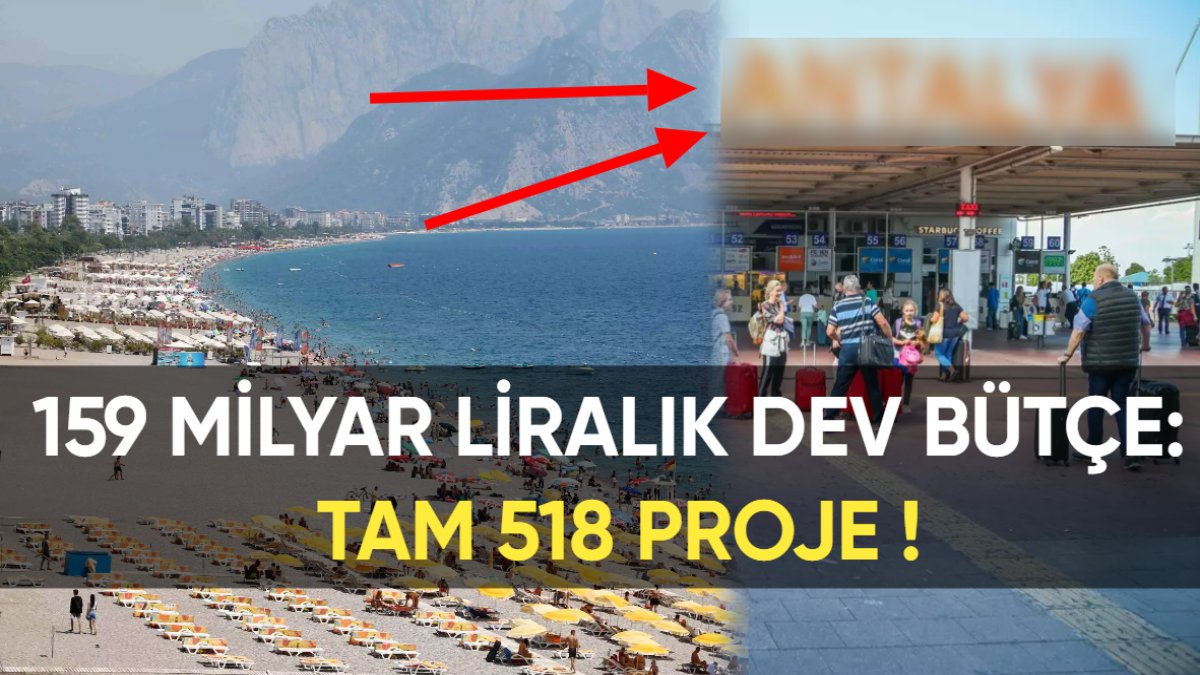 O ilimizde mega yatırımlar masaya yatırıldı: 159 milyar liralık dev bütçe! Tam 518 proje üzerinde çalışılıyor