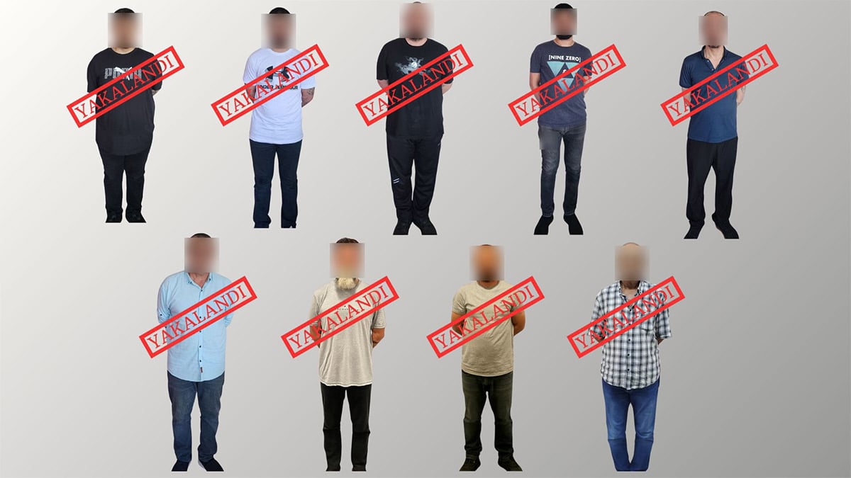 Kırmızı bültenle aranan 9 suçlu Türkiye'ye getirildi