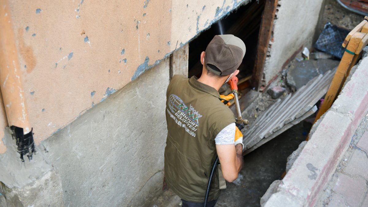 Esenyurt Belediyesinden fare ve haşerelere karşı yoğun mücadele
