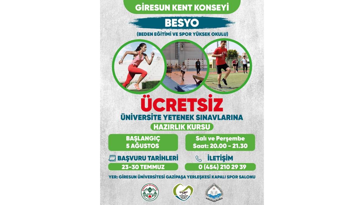 Üniversite yetenek sınavları için gençlere fırsat