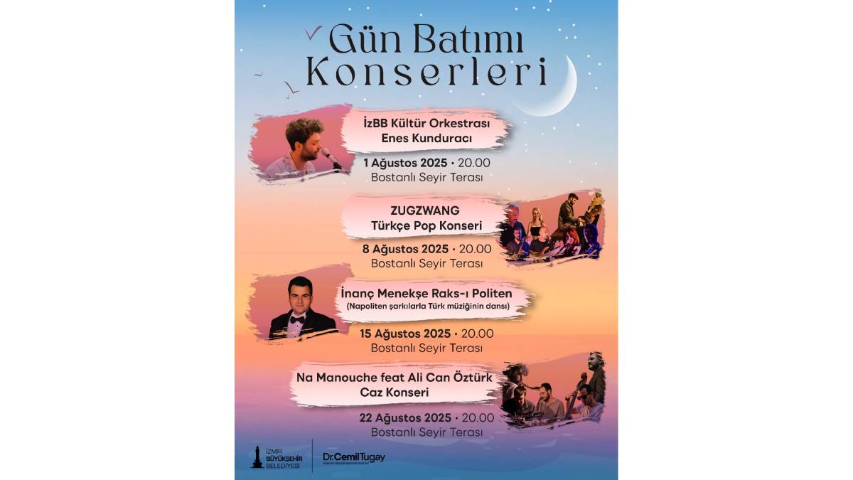 Gün Batımı konserleri yaz akşamlarına renk katacak