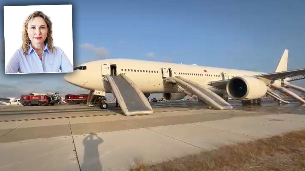 THY 'tek bir yaralı bile yok' demişti: Yazarımız Figen Çalıkuşu, kaza yapan uçaktaki kaosu anlattı