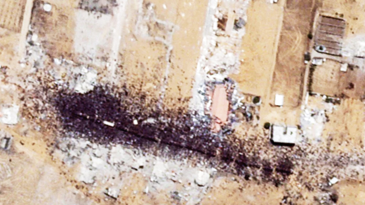 Gazze’de açlık uzaydan görülüyor