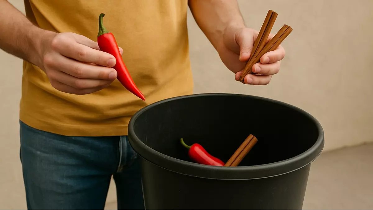 Çöp kokusuna pratik çözüm! Sadece 1 tane acı biberiniz varsa çözüm basit