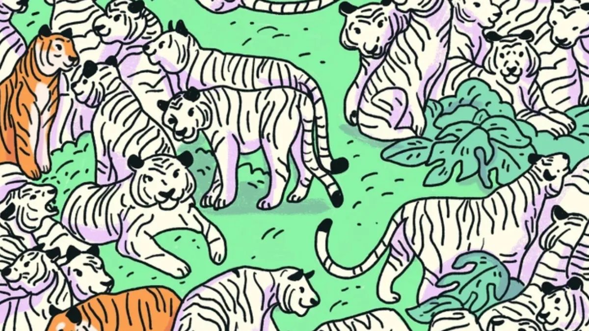 Yalnızca 5 saniyeniz var! Gizli zebra nerede duruyor! Yalnızca 130 IQ’ya sahip kişiler şıp diye buluyor