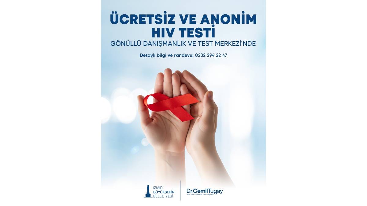 Büyükşehir’den yurttaşlara HIV testi desteği