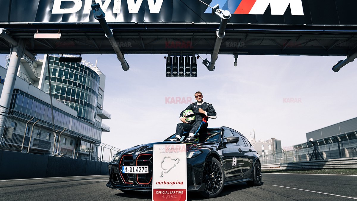 Hızlı ailelerin tercihi BMW M3 CS Touring, pist rekoru kırdı