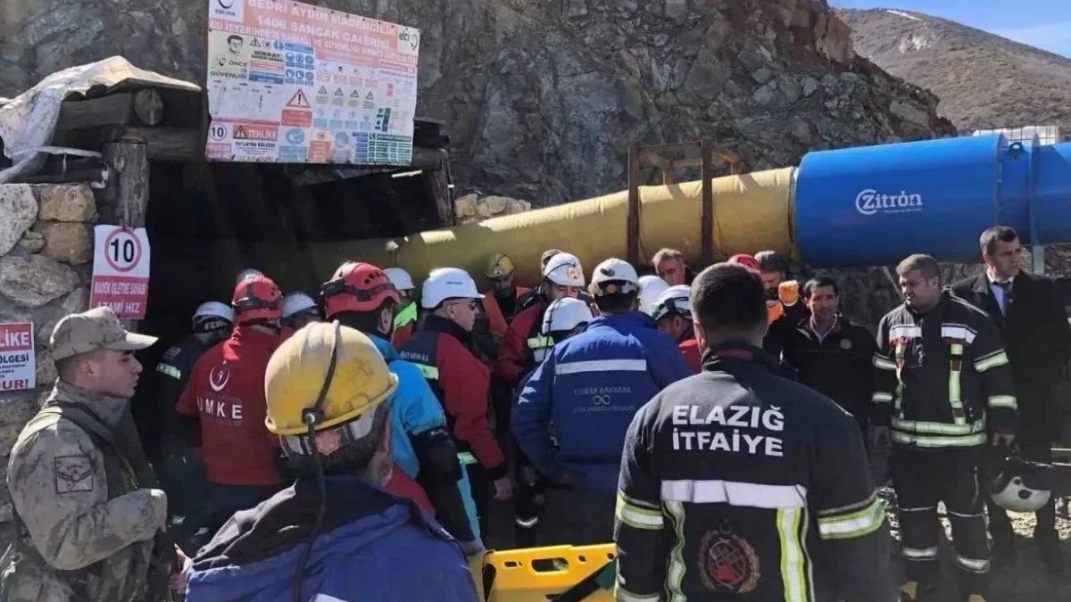 Elazığ’da maden ocağında göçük: Bir işçi hayatını kaybetti