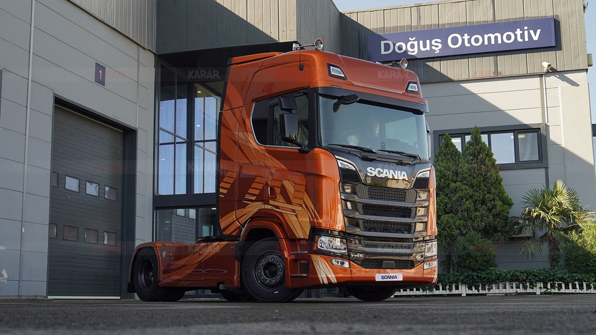 Sınırlı sayıda üretilen özel Scania, Türkiye'deki ilk sahibini buldu