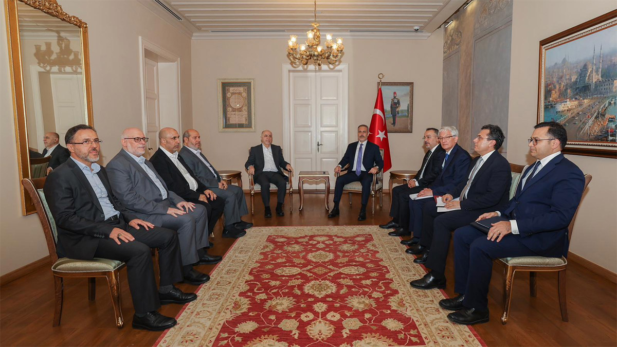 Bakan Fidan, Hamas heyetiyle görüştü: 'İsrail açlığı soykırım için silah olarak kullanıyor'