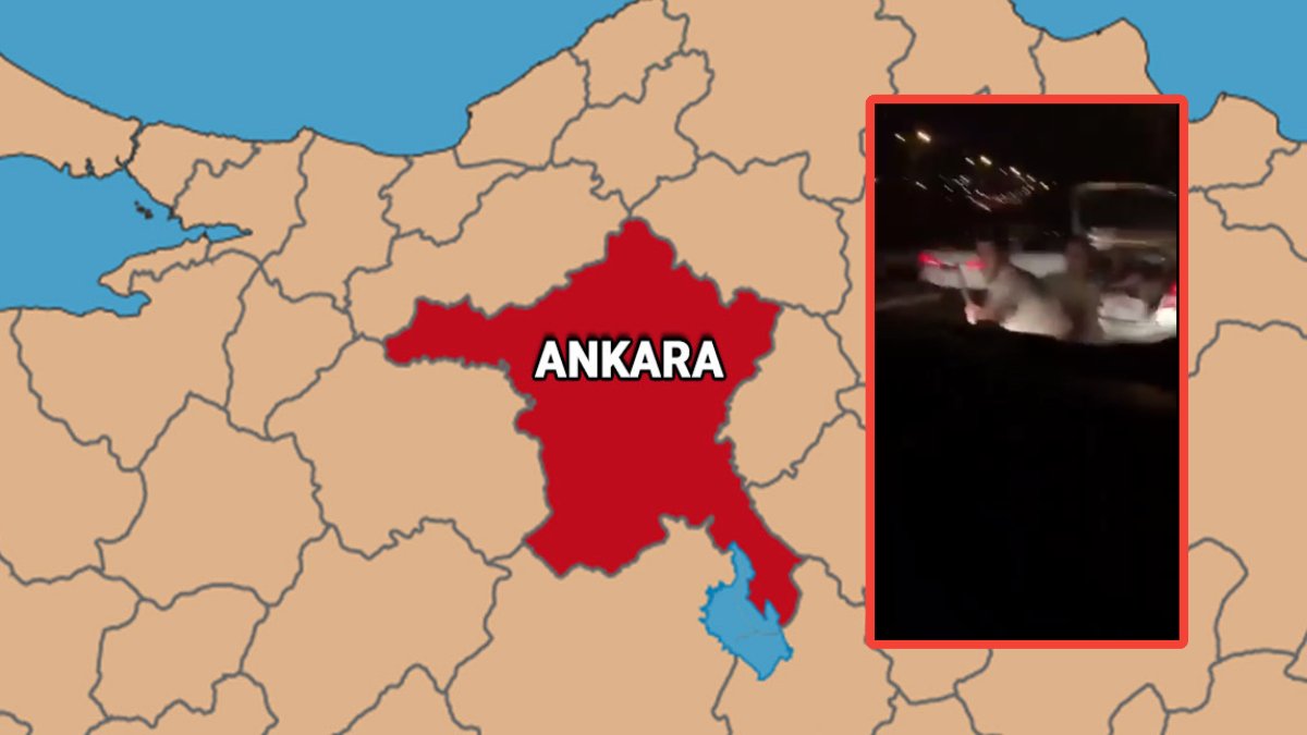 Ankara'da kan donduran olay: Trafikte tartıştığı sürücüye baltayla saldırdı! O anlar kamerada