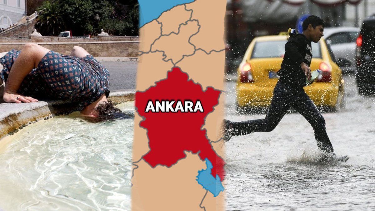 Ankara için yeni uyarı: Gündüz alev topuna dönecek, akşam süper hücre vuracak