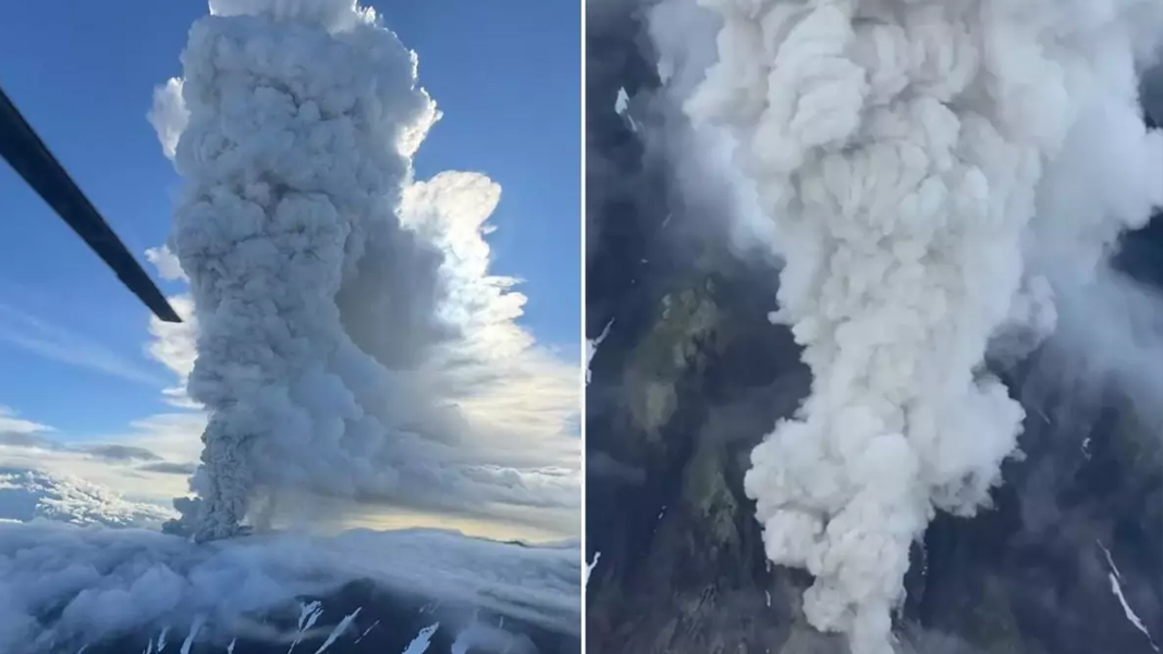 Uyuyan dev uyandı: Krasheninnikov Yanardağı 600 yıl sonra patladı