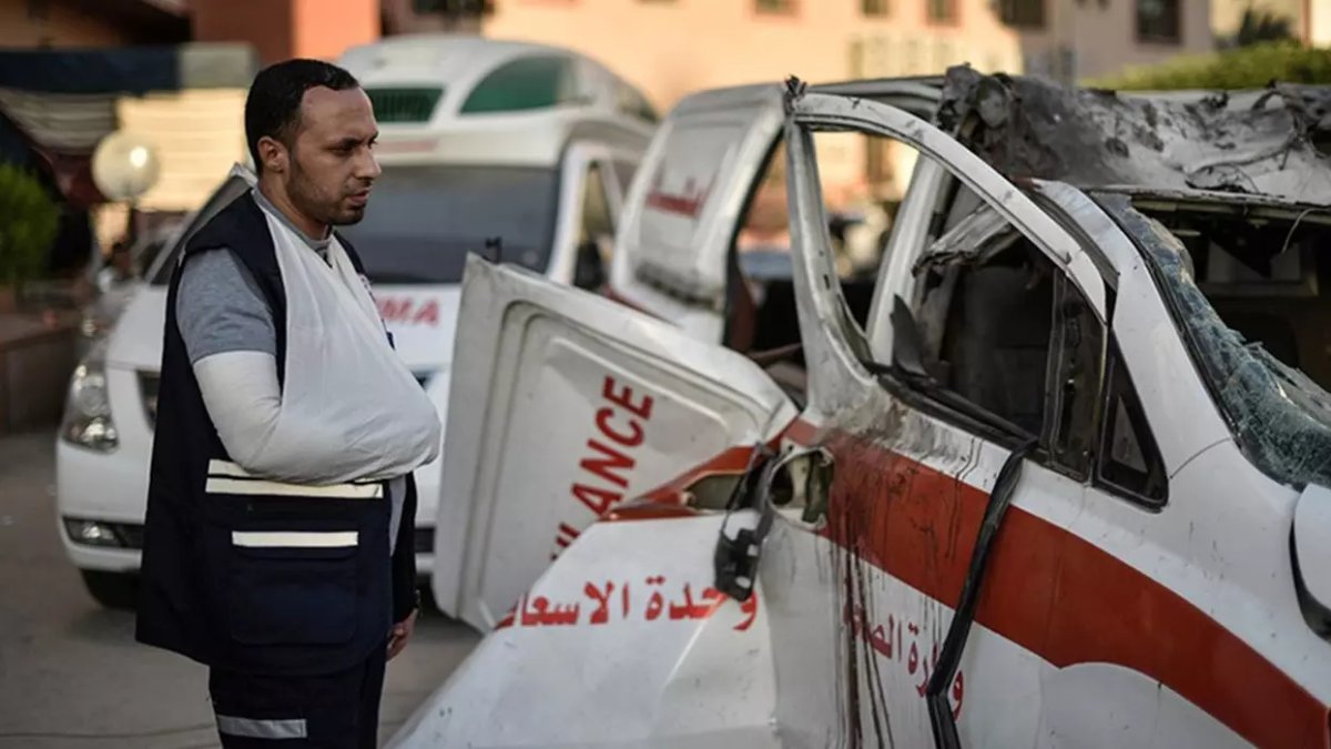 İsrail, Gazze'deki Kızılay Merkezi'ni vurdu: 1 ölü