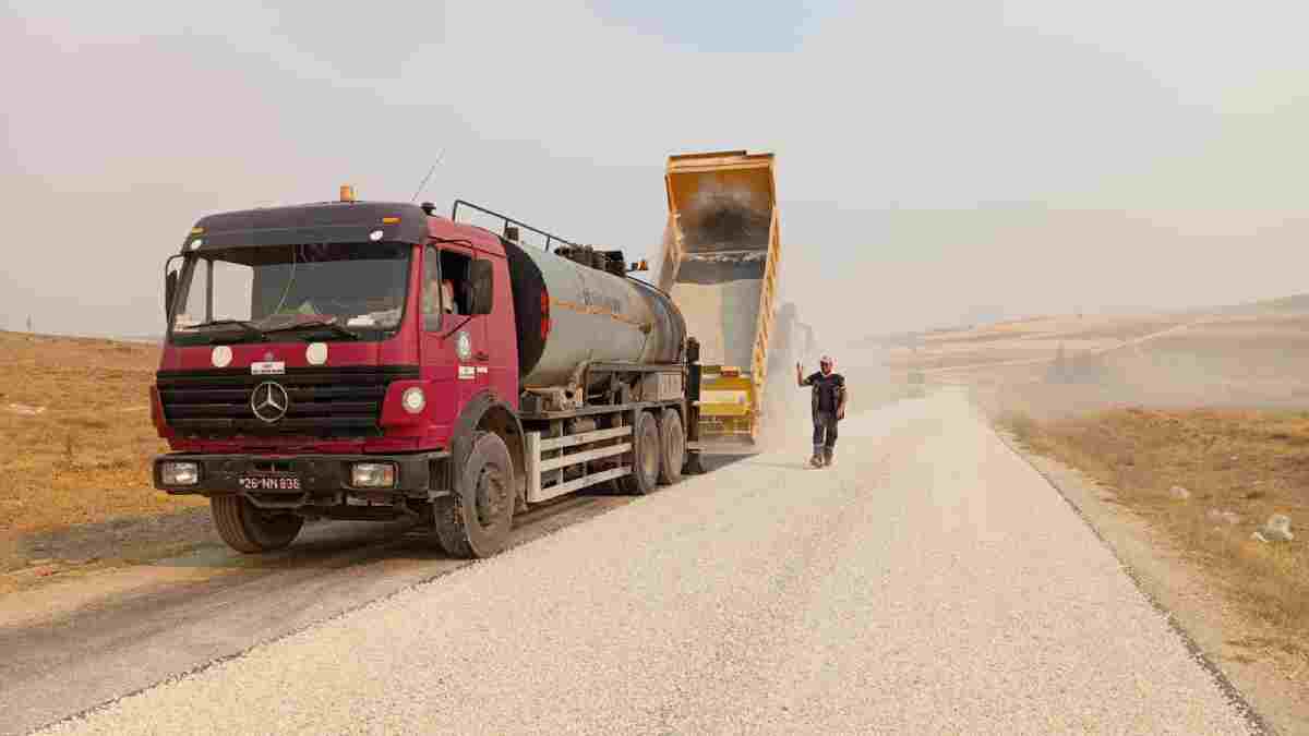 Eskişehir kırsalında yol seferberliği