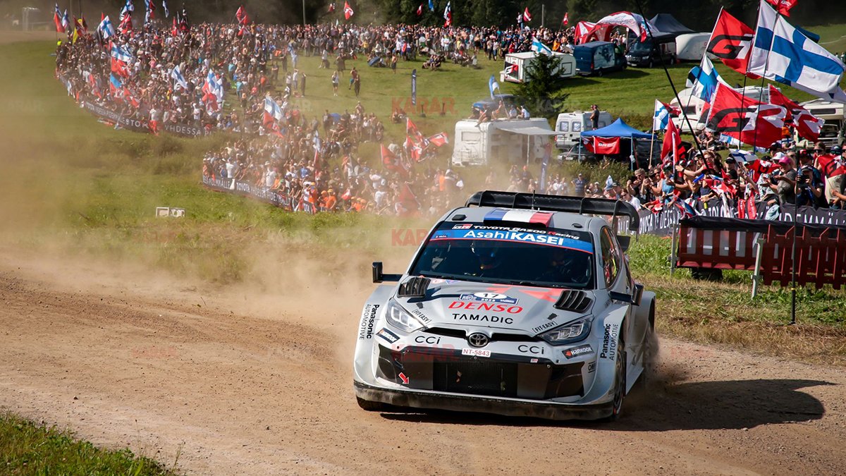 Toyota'dan ralli tarihinde görülmemiş güç gösterisi: Finlandiya'da ilk 5 sıra'da Toyota!