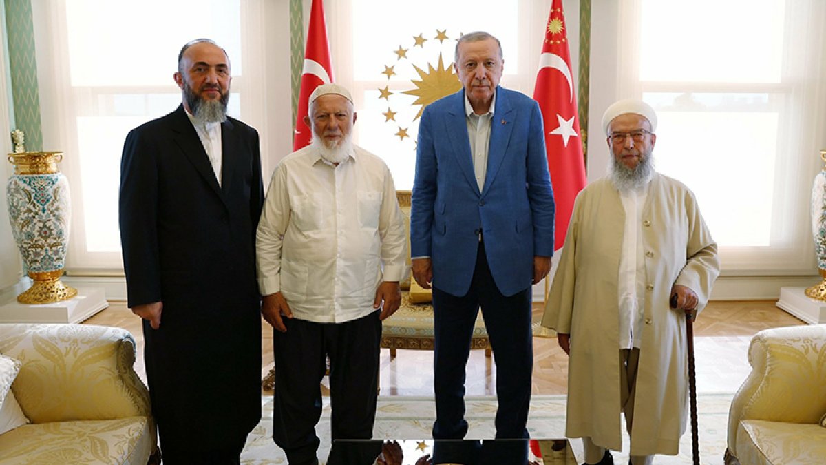 İsmailağa Cemaati'nden Erdoğan'a ziyaret