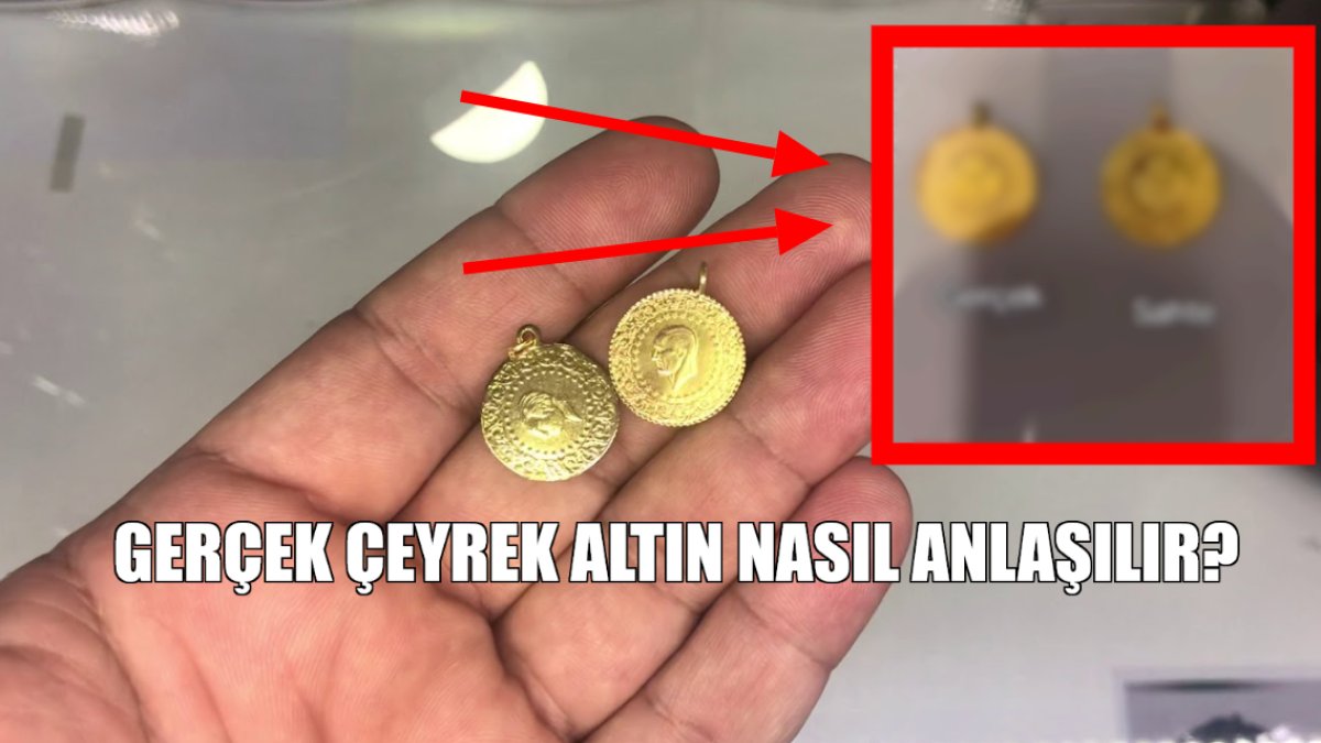 Sahte altın alarmı! Kuyumcu açıkladı: Gerçek çeyrek altını sahtesinden ayırmanın en basit yolu "ses" ve "ağırlık"