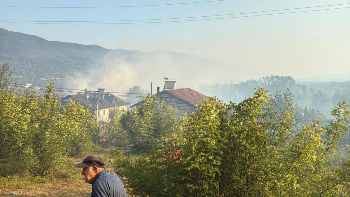 Bartın'da orman yangını: Ekiplerin çalışması sürüyor