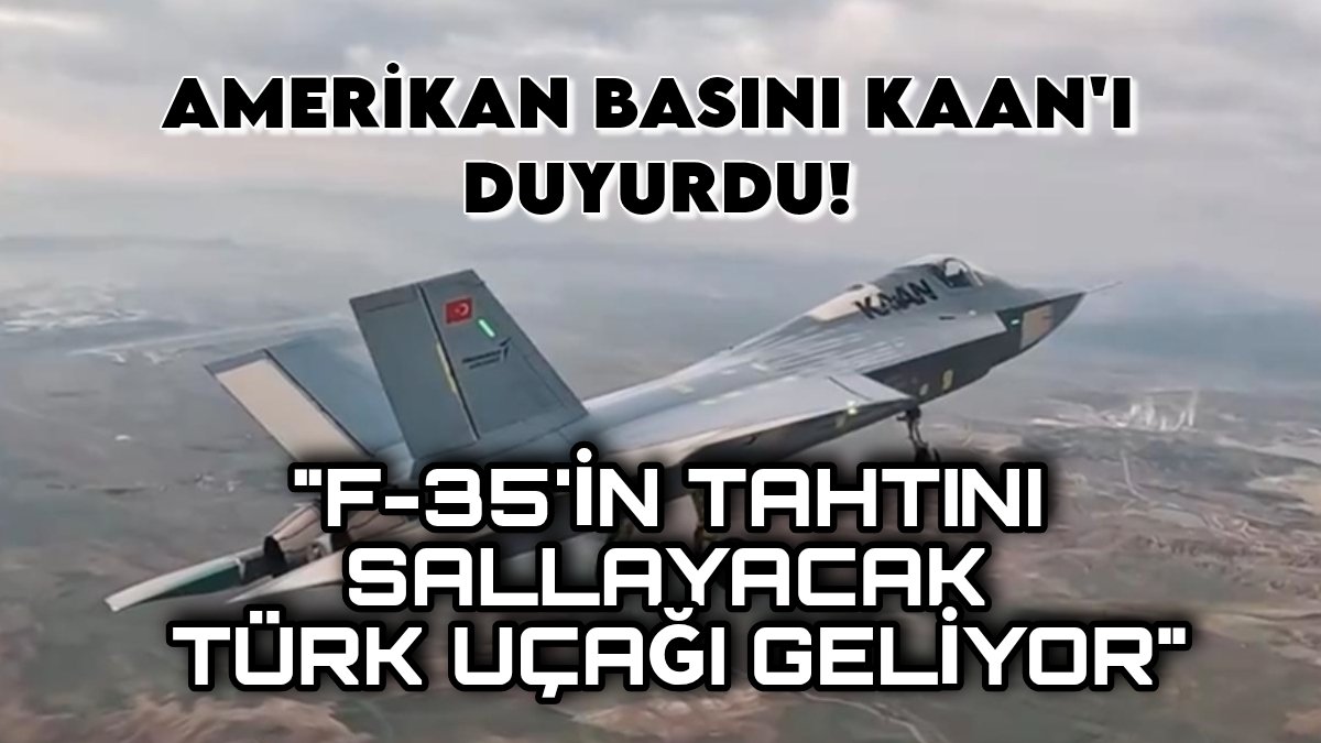 Amerikan basını yazdı! Newsweek dünyaya duyurdu: "F-35'in tahtını sallayacak Türk uçağı geliyor"