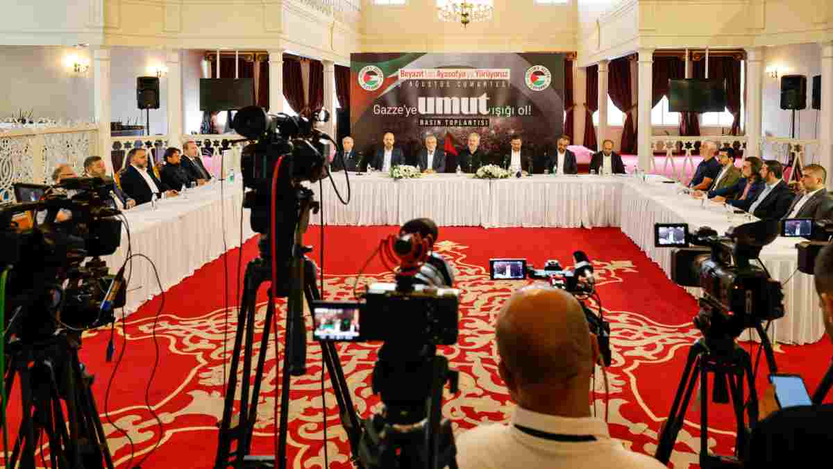 STK’lar Gazze için basın açıklaması yaptı