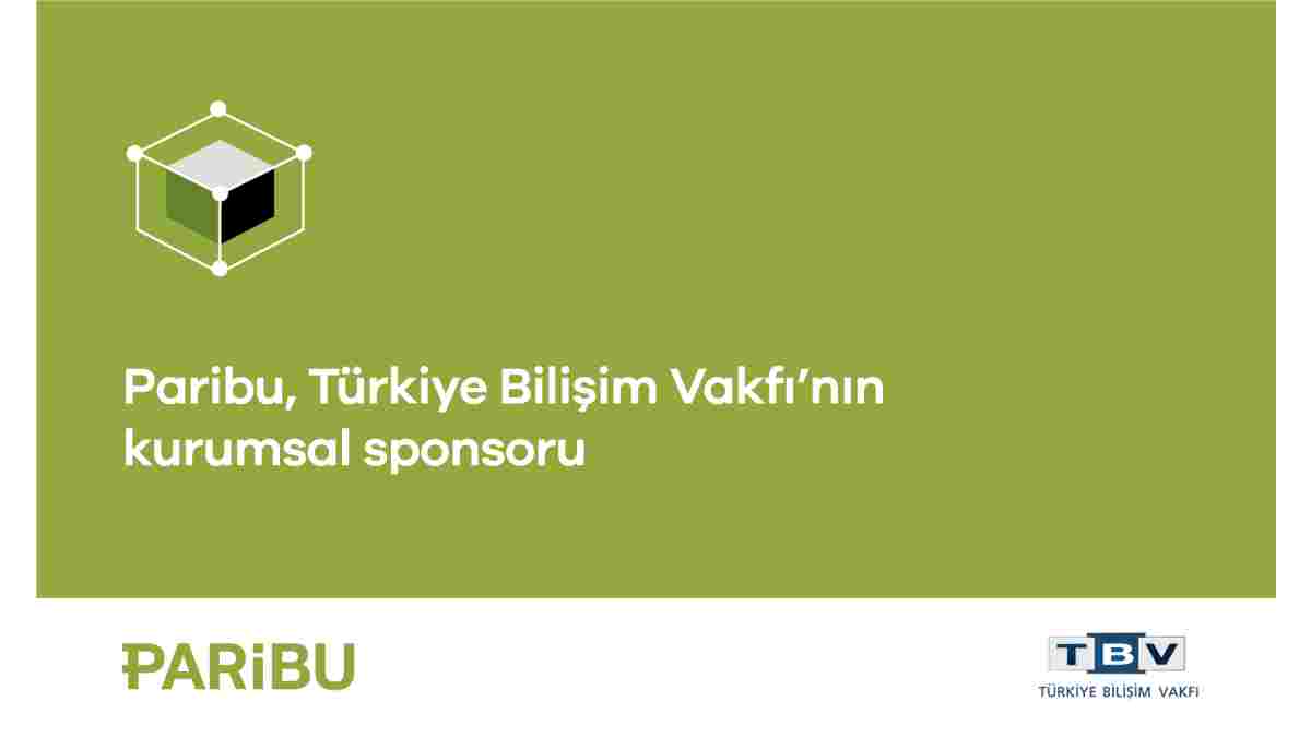 Paribu, 30’uncu yılını kutlayan Türkiye Bilişim Vakfı’nın kurumsal sponsoru oldu