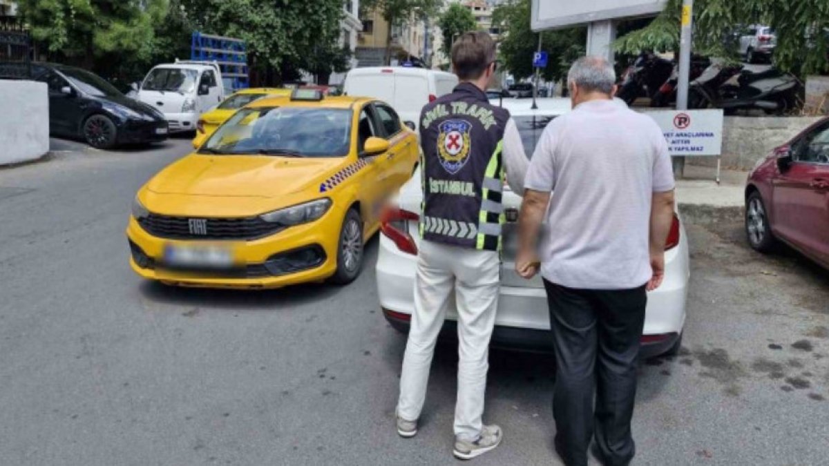 Fatih'te yolcu seçen taksi sürücüsüne 9 bin lira ceza: Aracı trafikten men edildi