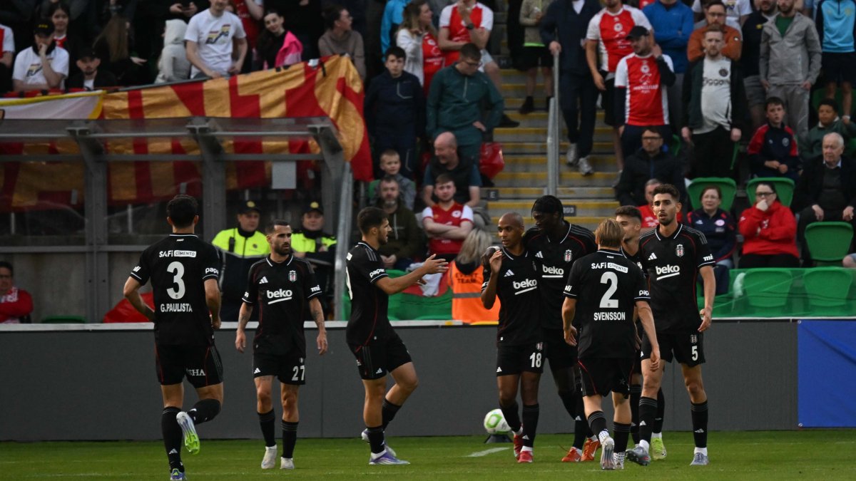 Kartal farklı kazandı: Beşiktaş, St. Patrick's maçından 4-1 galip ayrılarak tur kapısını araladı