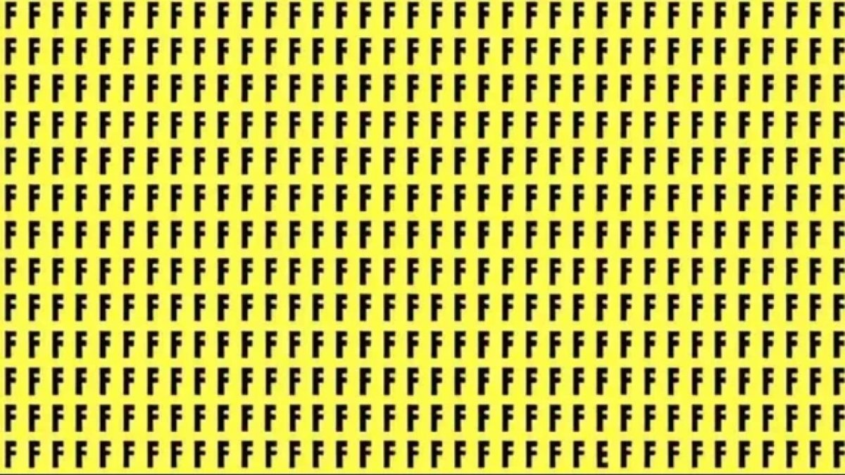 Sadece zeka seviyesi yüksek olanlar görebiliyor: Bu harf testi göz açıp kapayıncaya kadar görsel dahileri ortaya çıkarıyor