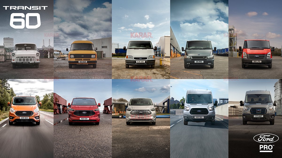 Ford Transit 60 yaşında: Her 2,5 dakikada bir üretilen efsaneden 13 milyonluk rekor!