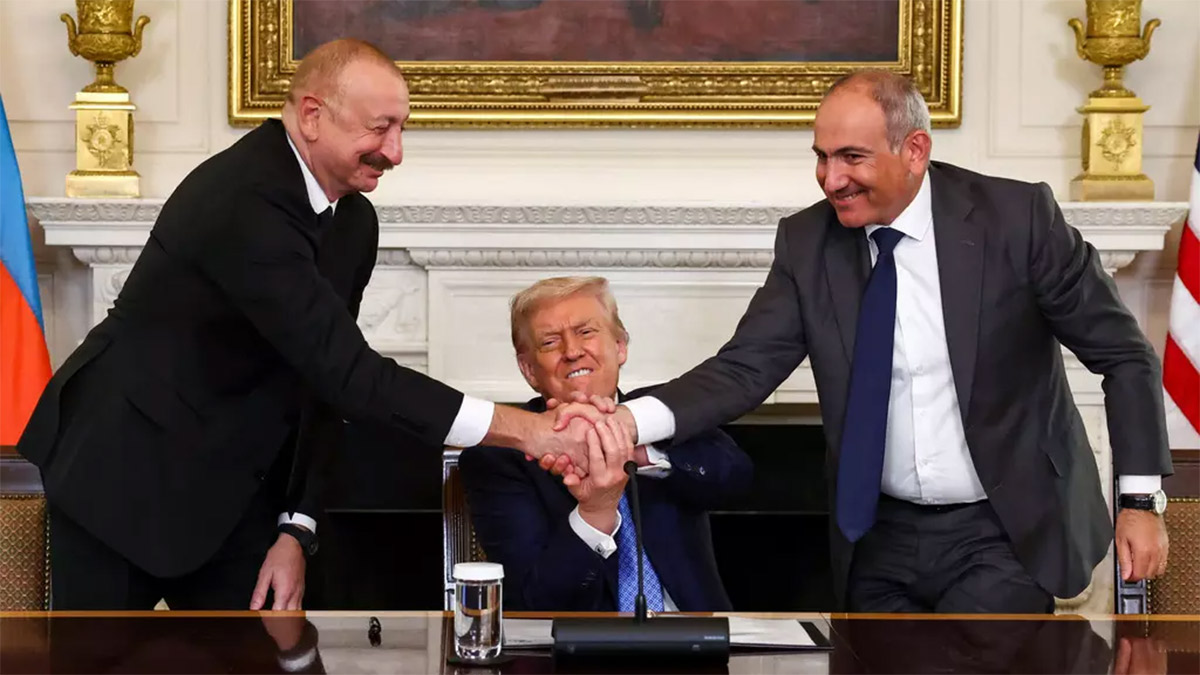 Beyaz Saray'da Trump, Aliyev, Paşinyan zirvesi: 'Savaş sonsuza dek bitecek'