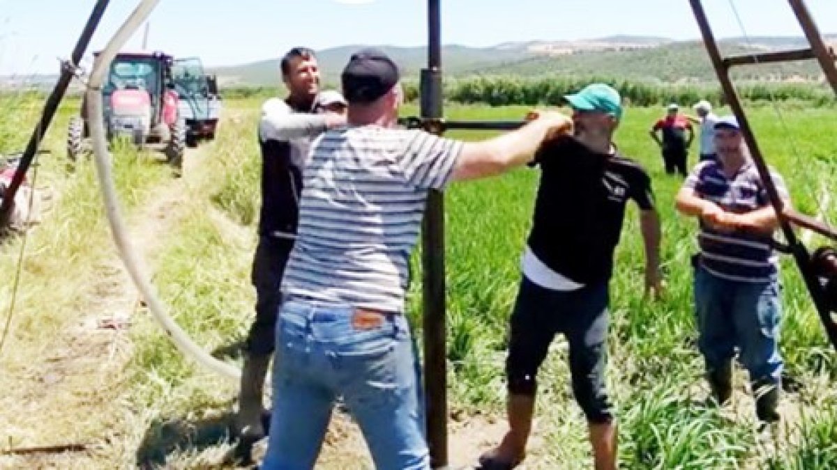 Holding için çiftçinin suyu kesildi