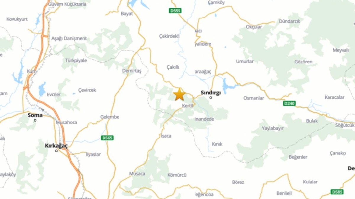 Balıkesir'de korkutan deprem