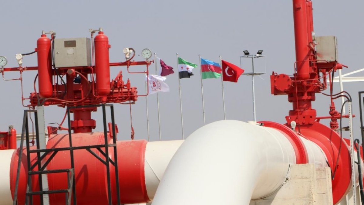 Türkiye-Suriye doğal gaz hattı faaliyete geçti: Azerbaycan gazı Suriye'ye ulaştı