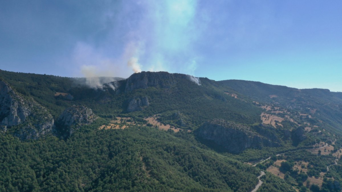 Sinop'ta yangın: 100 haneli köy tahliye edildi