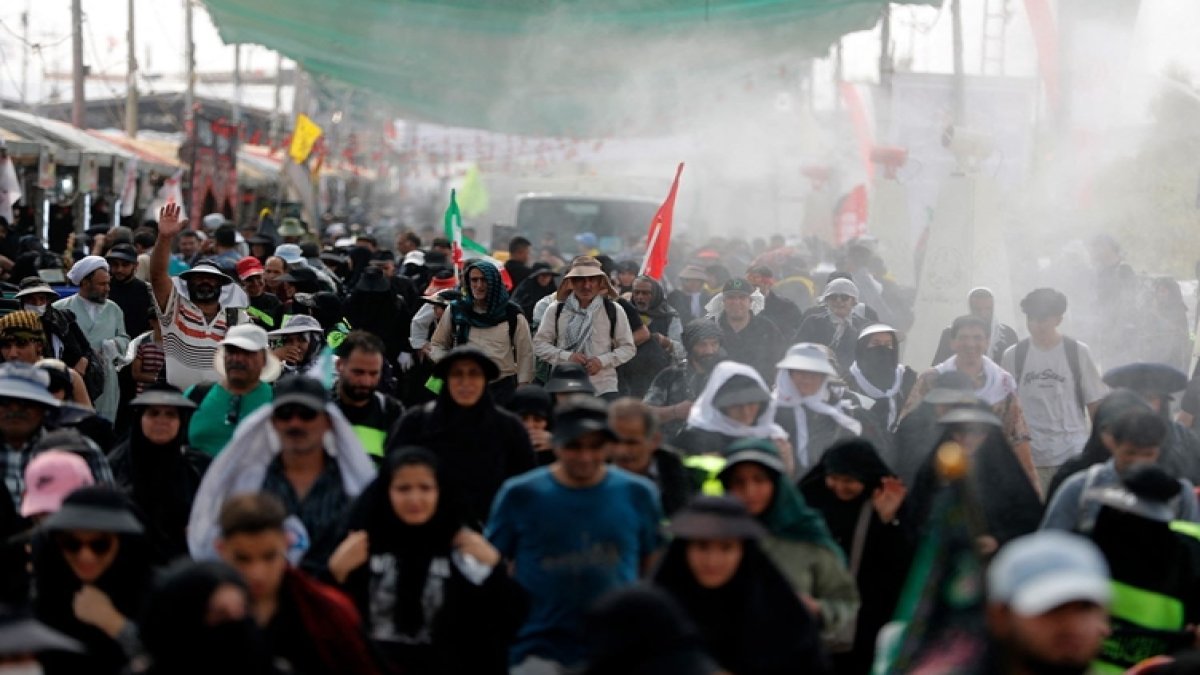 Erbain yürüyüşü için 3,5 milyon kişi Irak'ta